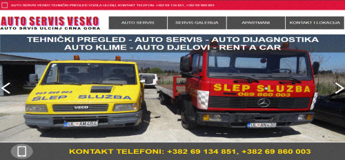 ŠLEP SLUŽBA VESKO ULCINJ